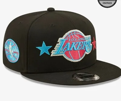 £24.99 • Buy New Era LA Lakers NBA All Star Game Black 9FIFTY Snapback Cap Hat Ajustable