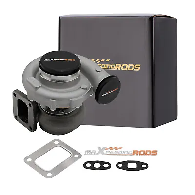T76 Turbo Charger Turbocharger T4 .80 Ar P Trim + 3  V-band Clamp Flange Kit New • $175