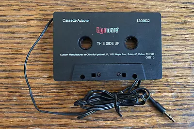 Gigaware Car Audio Cassette Adapter For MP3 Player IPod And IPhone Rarely Used • $10