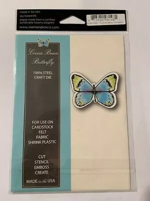 Cocoa Bean Butterfly Memory Box Craft Cutting Die  • $11.95