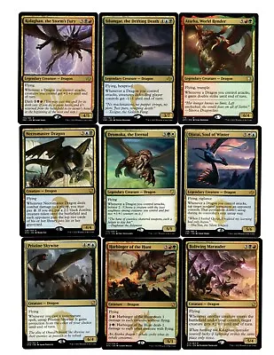 Deadly Dragons!-60 Card MTG Deck-Rares-Magic The Gathering-Atarka World Render • $31.99