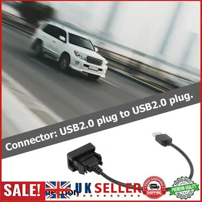 Car Dash Flush Mount USB Port Panel Plastic Extension Cable Adapter For Ralink G • £5.09