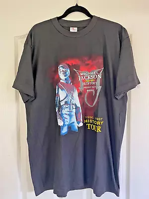 Vintage 90s Michael Jackson History World Tour Honolulu Single Stitch T Shirt XL • $59.75