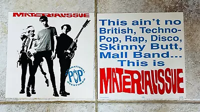 Material Issue International Pop Overthrow Vintage 2-sided Promo Poster 1991 NEW • $14.99