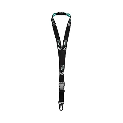 Mercedes AMG F1 Logo Lanyard Classic Black • $24.30