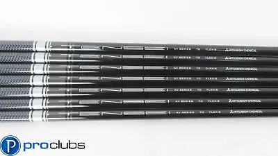 NEW 7pc MITSUBISHI TENSEI AV SILVER 70 STIFF FLEX GRAPHITE IRON SHAFTS .370 • $119.99