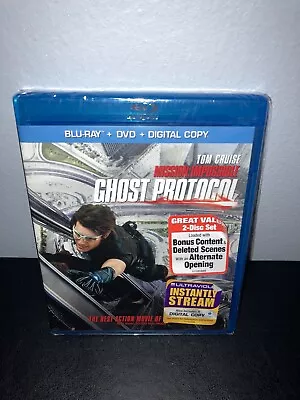 Mission: Impossible: Ghost Protocol (Blu-ray + DVD + Digital Copy) W/slip NEW! • $3