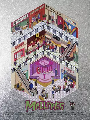 Mallrats Poster Magic Eye Foil Variant George Bletsis Kevin Smith 18x24 Xx/200 • $165.99