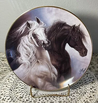 Vintage 1993 Set Free From  Noble And Free By Susie Morton Horse Plate • $14.95