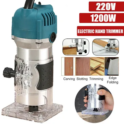 £24.99 • Buy Pro 1/4  Electric Hand Trimmer Palm Router Woodworking Laminate Wood Laminator