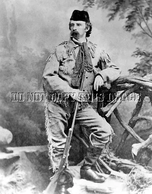 ANTIQUE 8 X 10 REPRINT PHOTOGRAPH OF GENERAL GEORGE ARMSTRONG CUSTER • $11.99