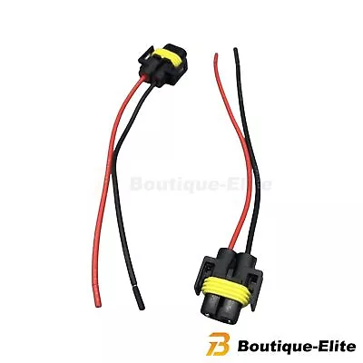 NEW H8 H11 Fog Light Female Connector Adapter Wiring Harness Socket Plug • $5.29