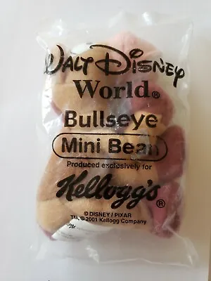 Walt Disney World Mini Bean Plush Toy Story Bullseye Small Kelloggs Collection • £16.47