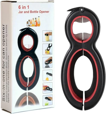 £7.47 • Buy Otstar 6 In 1 Multi Opener, All In One Bottle Opener, Can, Soda, And Jar Twist