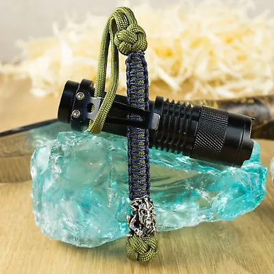 Nice Paracord Lanyard For Knives 7  Shaman Voodoo Keychain - EDC Accessories • $21.50