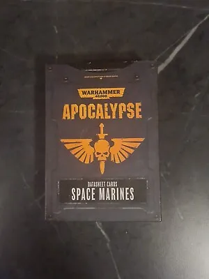Warhammer 40K Apocalypse Space Marines Datasheet Cards • £14.50