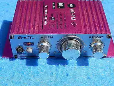 TeLi A6-FM MP3 IN Hi-Fi Stereo Out Digital Cinema Sound Stereo Amplifier 12 Vdc • $10