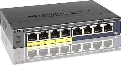 NETGEAR 8-Port Gigabit Ethernet Smart Managed Plus PoE Network Switch Hub Inte • $99