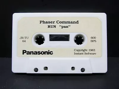 Phaser Command Run  Pan  JR-TU 64 Instant Software Panasonic JR-200U Computer • $9.95