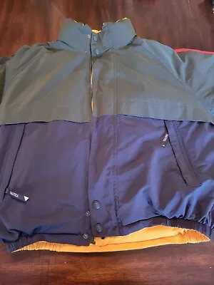 NWT NAUTICA Reversible VINTAGE Jacket Yellow / Olive Navy Size XXL NEW • $29.99
