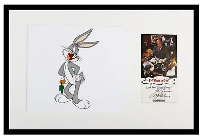 Mel Blanc Signed Framed 12x18 Photo Display JSA Voice Of Bugs Bunny • $349.99