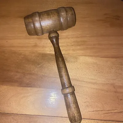 Vintage Wooden 9” Gavel (see Description)  • $12