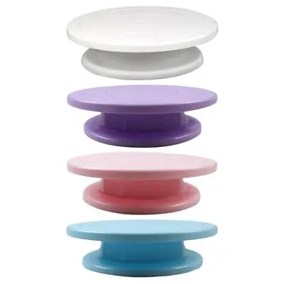 11  Plastic Turntable Rotating Cake Stand Cake Decorating Table Kitchen Tool • £10.27