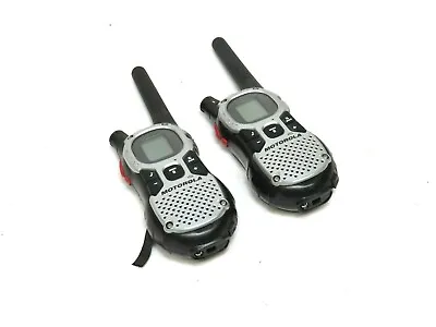 Set Of 2 Motorola Talkabout MJ270R Two Way Radios / Walkies Talkies Only • $48.99