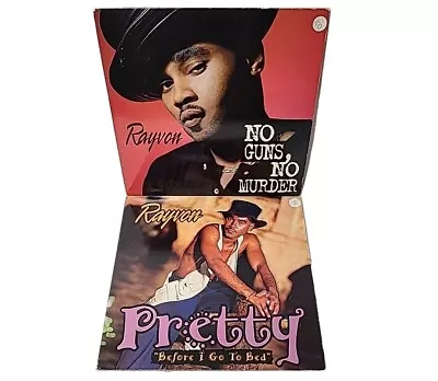 Rayvon 12  Vinyl Lot - No Guns No Murder & Pretty Before I Go To Bed VERY GOOD • $19.99