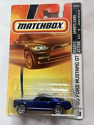 Matchbox 2007 65 Ford Mustang GT #13 Ready For Action Sports Cars E2 • $7.99