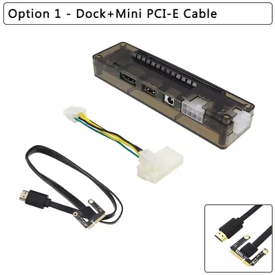 PCI-E EXP GDC External Laptop Video Card Dock Graphics(Mini NGFF M.2 A/E Key) • $100.29