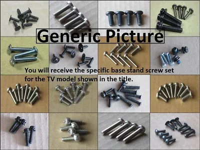 New Sony KDL-52XBR4 Complete Screw Set For Base Stand Pedestal And Neck • $7.99