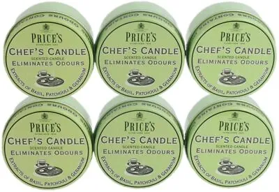 CHEF CANDLE TIN - Eliminates Cooking Odour In The Kitchen By Prices • £10.89