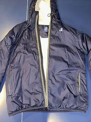 Men’s K-Way Winter Coat Lined Size X-large • $100