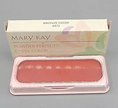 Vintage Mary Kay Bronze Glow Powder Perfect Cheek Color Blush .24  Refill NIB • $9.97