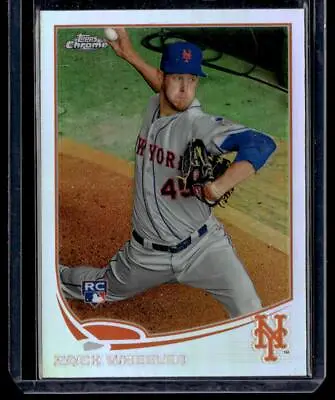 2013 Topps Chrome #180 Zack Wheeler Rookie Refractor HS • $4.99