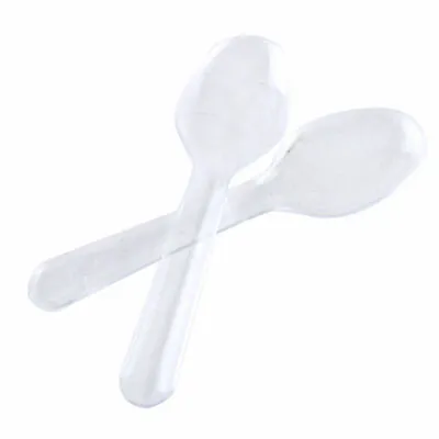 200x Mini Disposable Clear Plastic Spoons   Dessert Appetizer Tasting Sample • $6