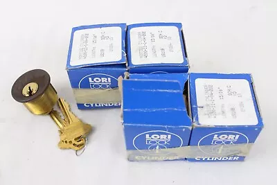 4 NEW Lori Lock Mortise Cylinder Lot Length 15/16  US10B W/ Keys SCH C KD • $29.99