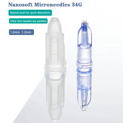 Nanosoft Microneedles 34G Fillmed Hand Three Needles For Anti Aging Around E;x$ • $3.59