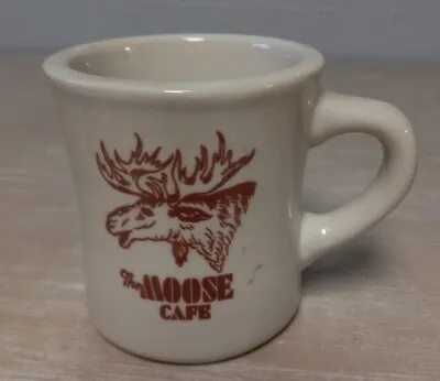 Vintage The Moose Cafe Diner Style Coffee Mug Cup Restaurant Ware • $12.99