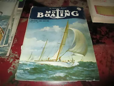 JUNE 1955 Vintage Motor Boating Magazine               C27 • $11