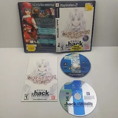 Dot .Hack Infection Part 1 Complete + Bonus DVD & Manual PS2 Playstation 2 • $24.99