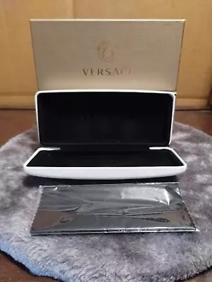 Versace EMPTY Eye/Sun Glasses White Case With Original Box And Cloth Clean • $19.99