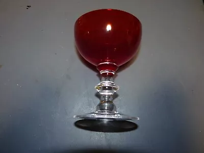 Morgantown Radiant Ruby 3 1/2  Low Sherbet Glass • $7.50