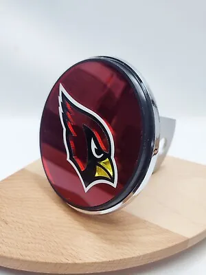 Arizona Cardinals Laser Cut Metal Trailer Hitch Cover - NFL 4  Diameter • $17.65