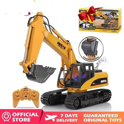 2.4Ghz Remote Control Excavator: Full Function Digger Toy With Sound And Lights • $83.62