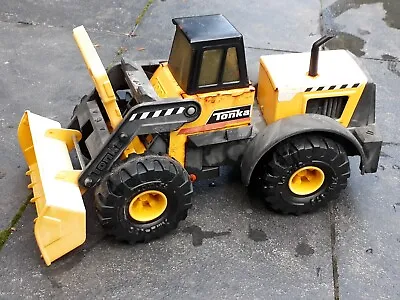 Original Yellow Tonka  Mighty End Loader Excavator 838 • $72