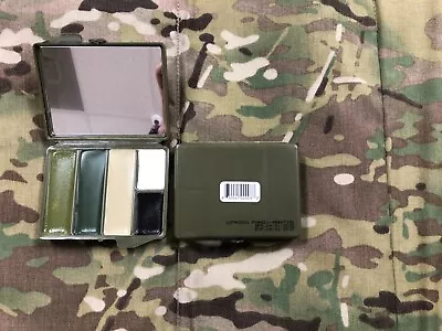 Bobbie Weiner Military Camo Face Paint Compact 5-Color Big Mirror NSN  • $11