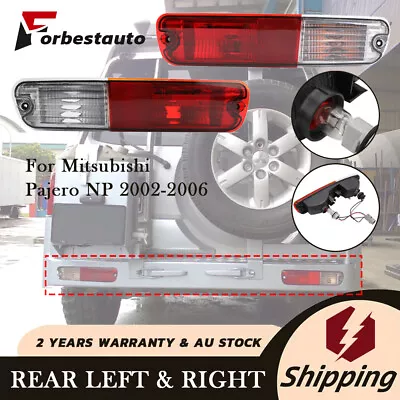 $48.59 • Buy Left + Right Rear Bumper Bar Lamp Tail Light For Mitsubishi Pajero NP 2002~06