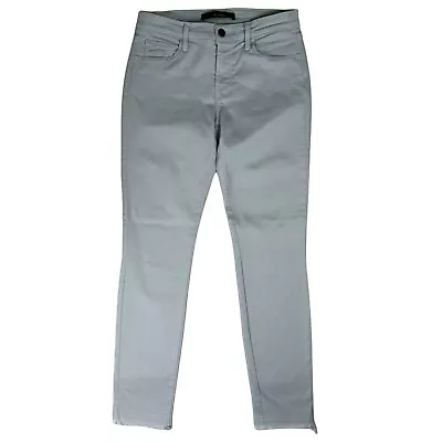 J Brand Pale Smoke Skinny Leg Jeans Size 26 L28 Low Rise Raw Hem Stretch EUC • $17.76